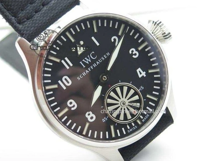 MIROTIME 0104 Big Pilot “Markus Buhler” IW5003 Turbine Movement On Black Strap A Unique 7378